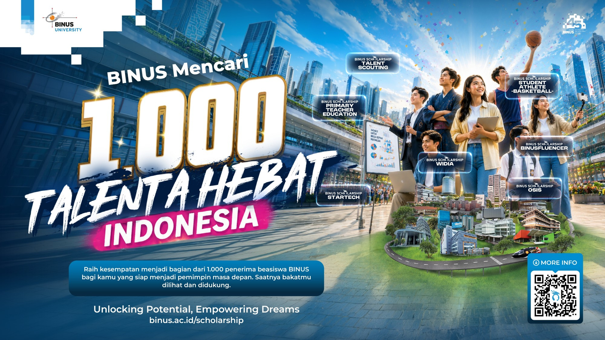 BINUS Mencari 1.000 Talenta Hebat Indonesia